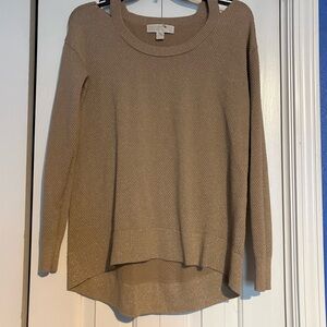 MICHAEL Michael Kors Metallic Taupe Knit Sweater